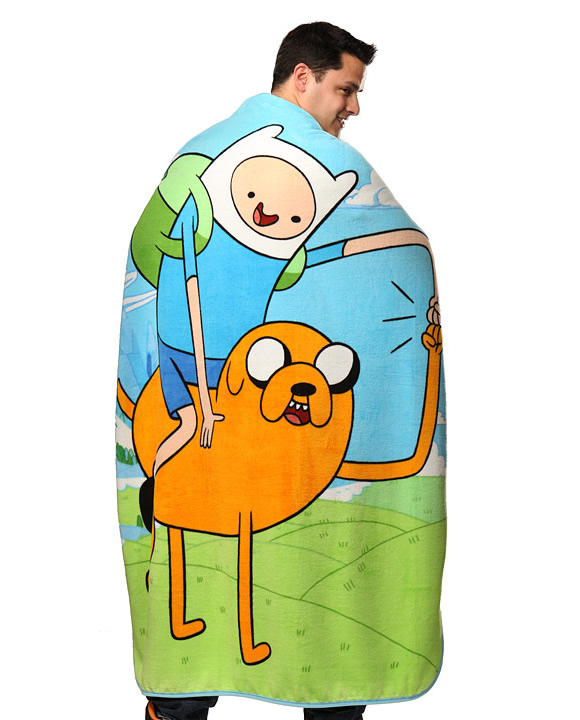 É hora de pegar no sono com o cobertor do Adventure Time!