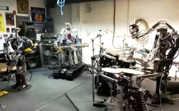 Compressorhead - Uma banda de rock formada por robôs tocando Motörhead: Ace of Spades (vídeo)
