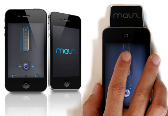 Mauz - Um acessório criativo que transforma seu iPhone em um Mouse de verdade! (vídeo)