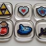 Porta-copos baseados no game The Legend of Zelda