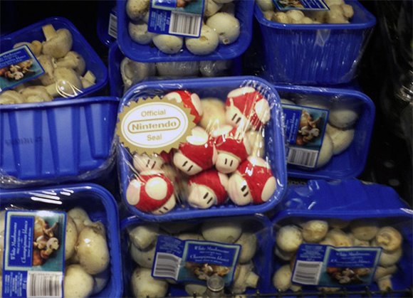 Cogumelos do Super Mario: Em breve no supermercado mais próximo de você!