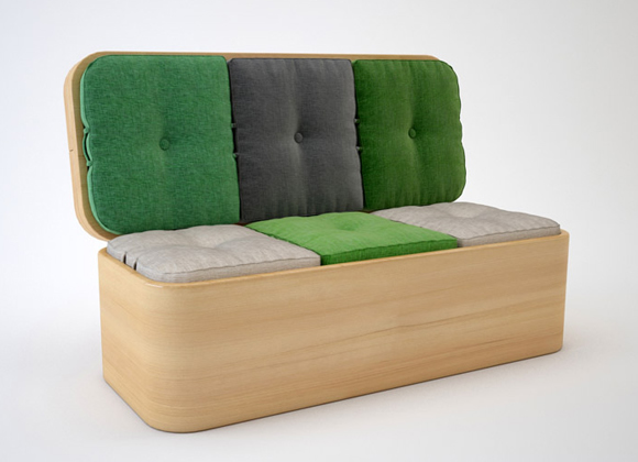 Сonvertible Sofa - Um sofá que vira mesa de jantar e que vira sofá novamente