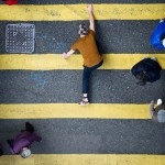 Fotos aéreas de Hong Kong transformam as ruas em fases de videogames