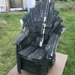 Throne of Nerds - Programador cria um trono feito de teclados baseado no Trono de Ferro de Game Of Thrones