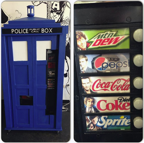 Loja americana vende refrigerantes diretamente da Tardis da série Doctor Who