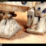 Action Figures do C3P-O e R2-D2 são cheios de detalhes e têm LEDs que se acendem!