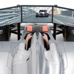 Simulador de corridas luxuoso tem formato de carro de F1 e custa o mesmo que um carro esportivo