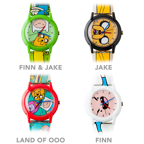 É Hora de Aventura com os relógios do Adventure Time!