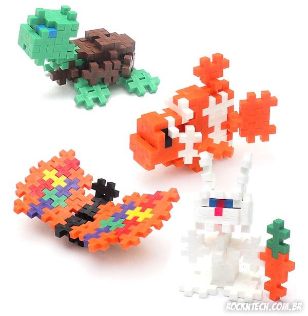 Enjoou dos blocos de LEGO? Conheça os blocos de Pixel 3D!
