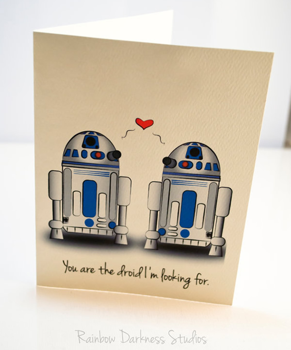 Cartões geeks para o Dia dos Namorados
