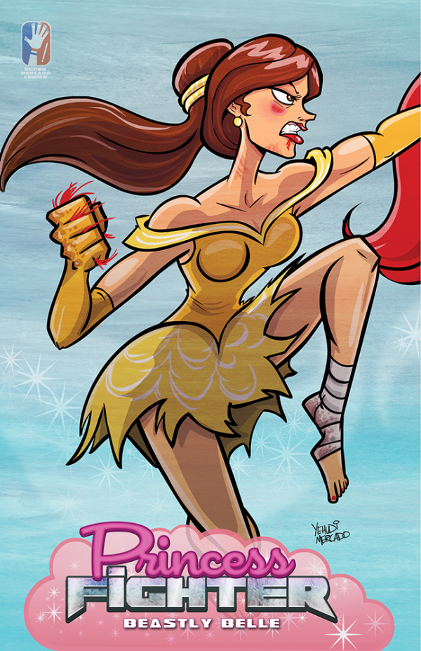 Princess Fighter - Ilustrações mostram Princesas da Disney lutando