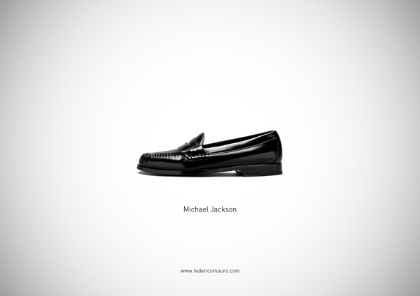 Famous Shoes - Série de imagens reúne os sapatos que personalidades e personagens da ficção usaram