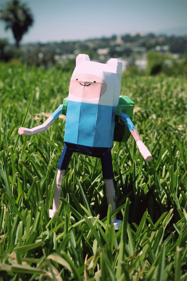 Isso é legal do dia: Papercraft dos personagens de Adventure Time