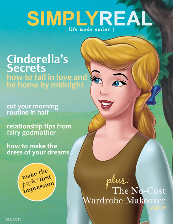 E se as princesas da Disney fossem capas de revista?