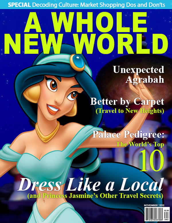 E se as princesas da Disney fossem capas de revista?