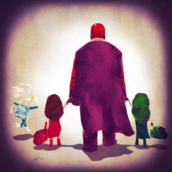 Com vocês Super Families 2, heróis e vilões da Marvel levam seus mini-heroizinhos para a escola!
