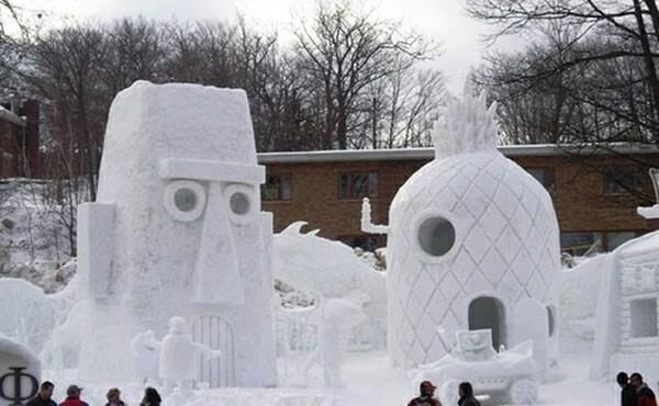 12 Esculturas de neve que vão congelar seus olhos!