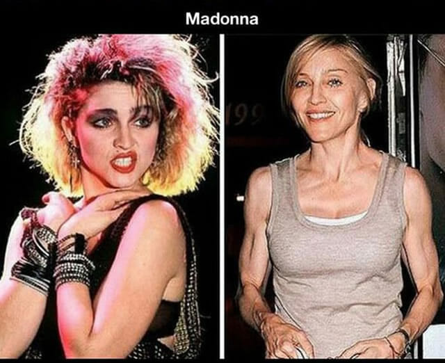 Antes e depois de 25 celebridades que já passaram dos 50 anos