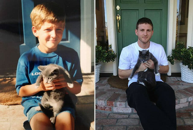 22 Fotos adoráveis mostram o antes e depois de animais