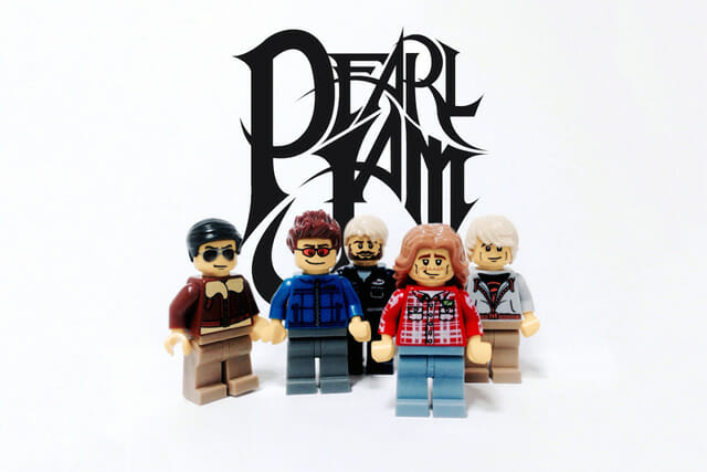 20 Bandas famosas representadas por minifigures de Lego