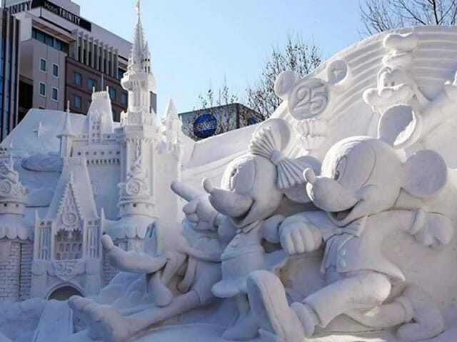 21 Esculturas sensacionais feitas de neve