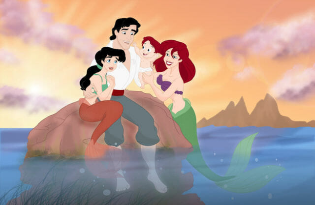 12 Famílias da Disney que se formaram depois do "e viveram felizes para sempre"