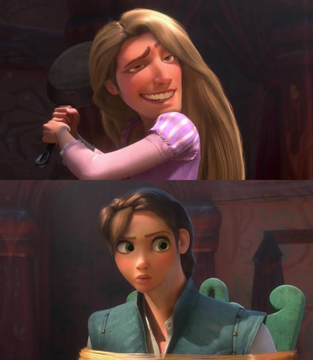 E se os personagens da Disney trocassem de rosto? Veja 20 trocas engraçadas: