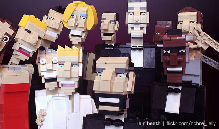 O famoso selfie do Oscar foi recriado com Lego