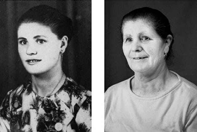 Identidades - Projeto recria fotos antigas com as mesmas pessoas mais velhas