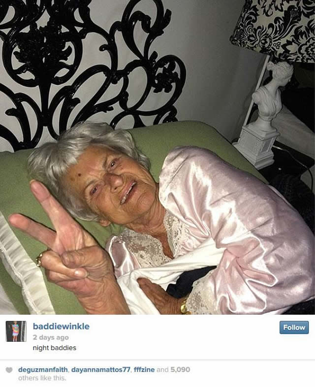 Bisavó de 86 anos faz o maior sucesso em seu Instagram e Twitter