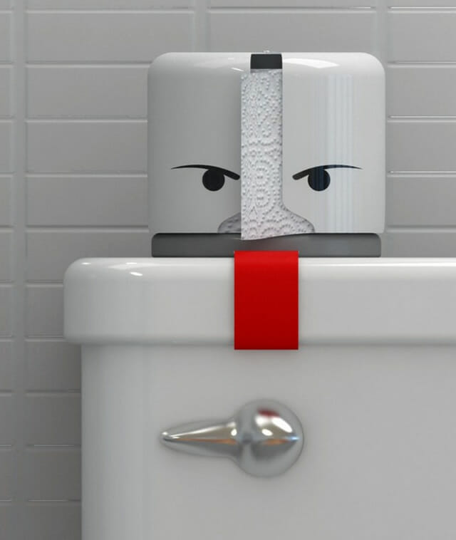 26 Suportes para papel higiênico engraçados para ter no seu banheiro