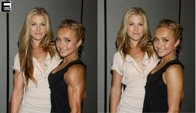 Photoshop transforma celebridades em mulheres super musculosas
