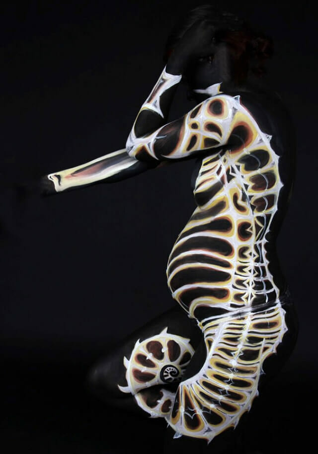 18 Fotos incríveis de pinturas corporais representando animais