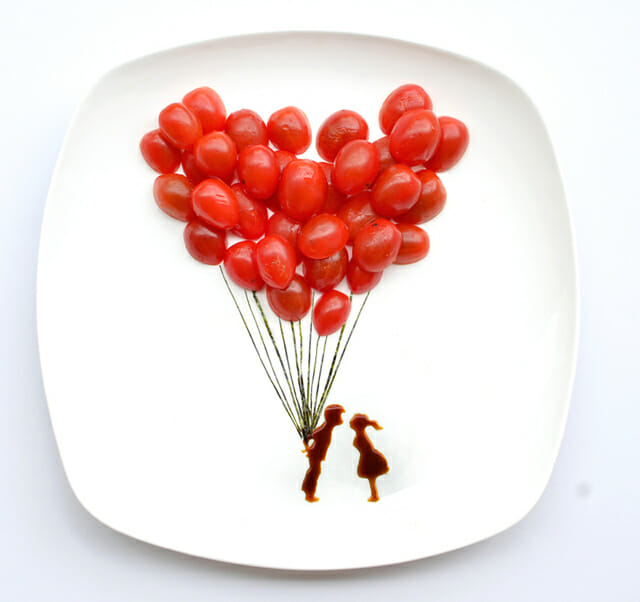 Artista transforma pratos em pinturas sensacionais feitas com comida