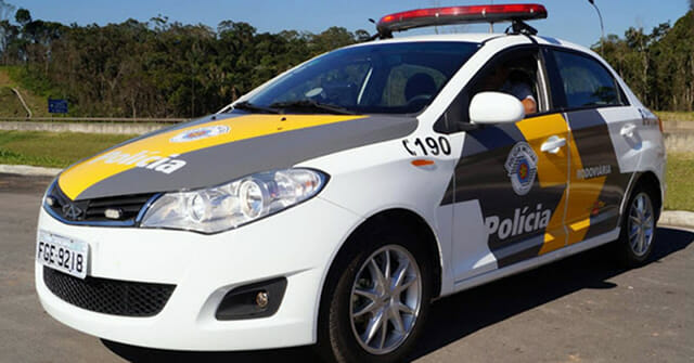 Carro Polícia Rodoviária São Paulo