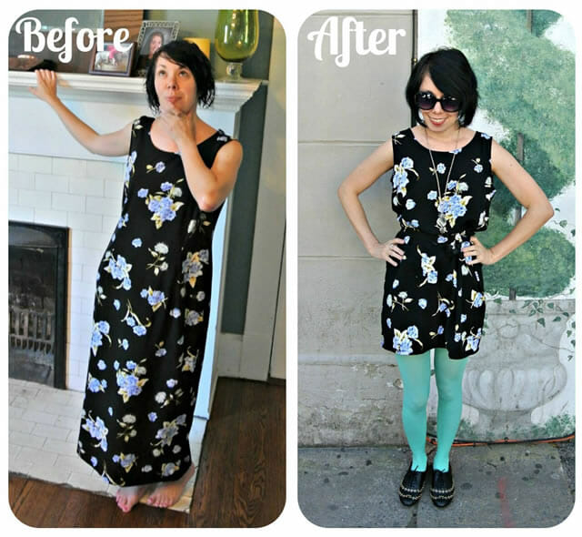 Blogueira transforma roupas usadas antigas em vestidos modernos. Veja 18 Antes e Depois: