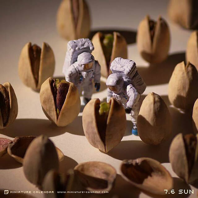 24 Cenários incríveis feitos com miniaturas de humanos, objetos e alimentos
