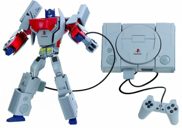 Japoneses lançam Transformer comemorativo que se transforma em um Playstation