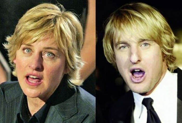Ellen DeGeneres e Owen Wilson