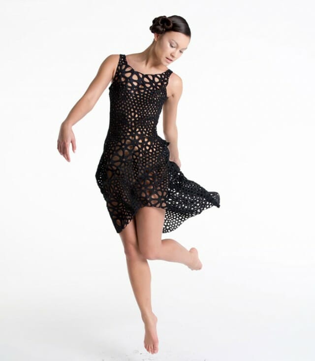 Conheça o Kinematics Dress, um vestido feito inteiramente em uma impressora 3D