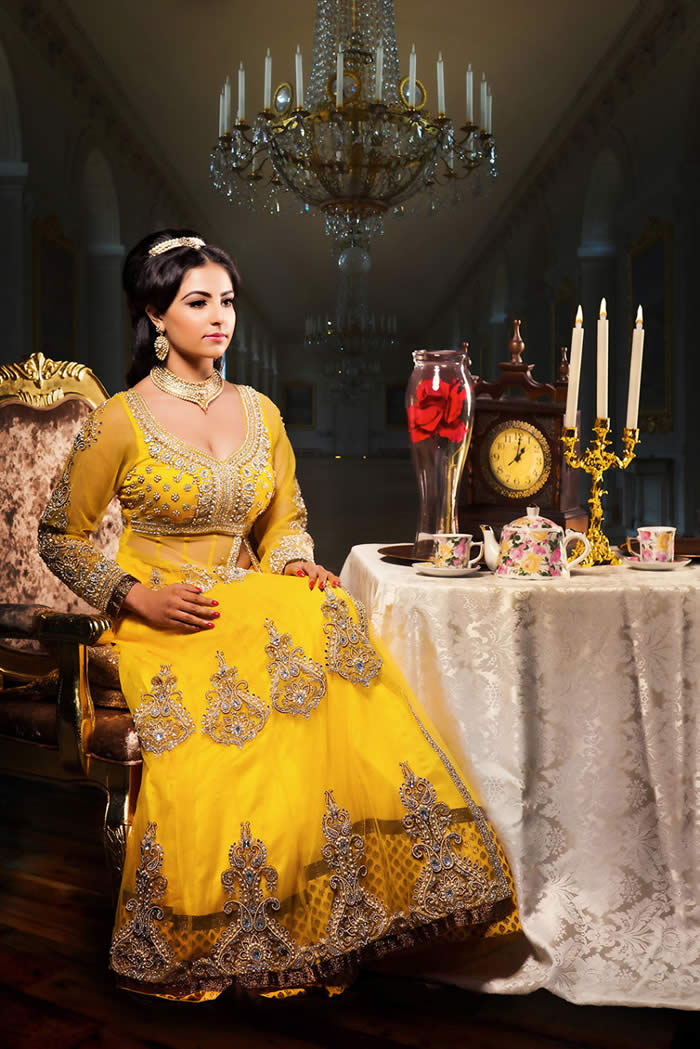 9 Princesas da Disney lindíssimas reimaginadas como noivas indianas