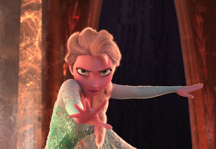 5 GIFs que provam que a Elsa do filme Frozen não é tão boazinha quanto parece