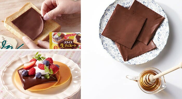 Agora é real! Japoneses inventam chocolate em fatia para colocar no pão