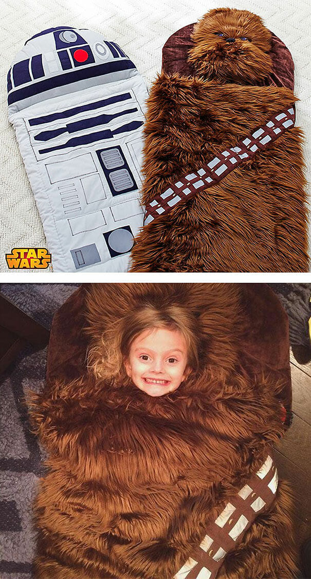 Sacos de dormir R2-D2 e Chewie