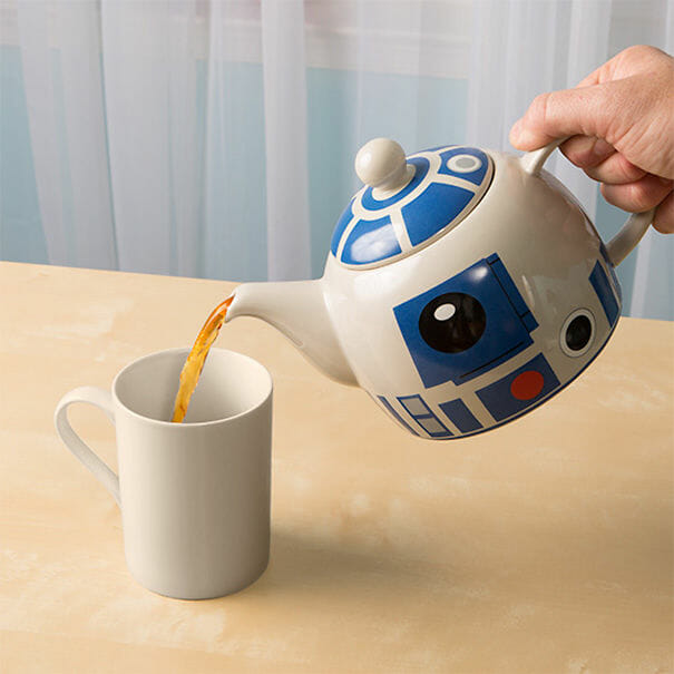 Bule de cerâmica R2-D2