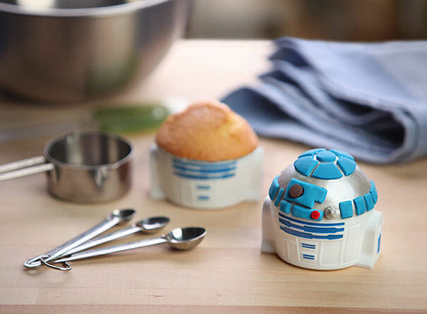 Fôrma para cupcakes R2-D2