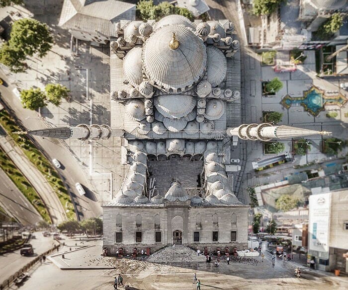 11 Imagens impressionantes e surreais de Istambul em estilo Inception