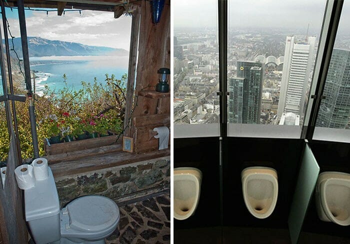 27 Banheiros com as vistas mais incríveis que existem no planeta Terra