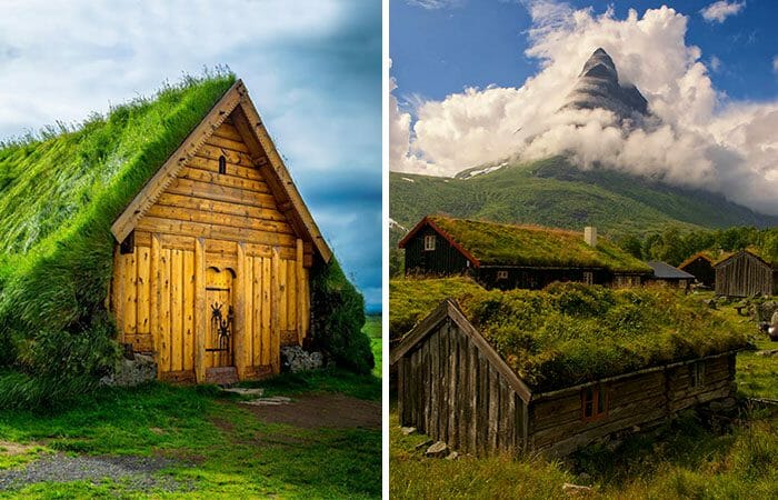 30 Casas Espetaculares da Escandinávia com Telhado Vivo