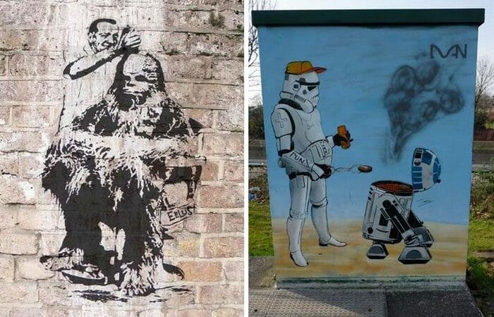 16 Grafites Legais Inspirados em Star Wars
